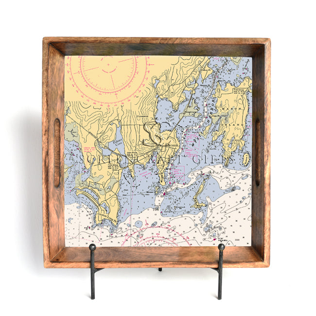 Noank, CT- Wood Serving Tray