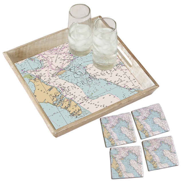 Central Bahamas - Wood Serving Tray