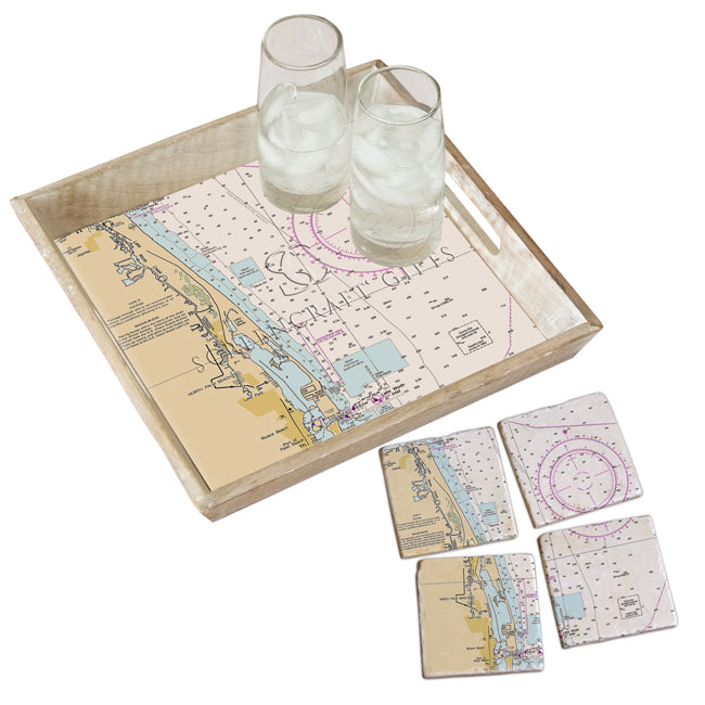 North Palm Beach, FL - Wood Serving Tray