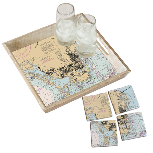St. Petersburg, FL- Wood Serving Tray