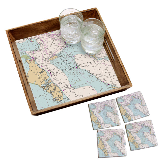 Central Bahamas - Wood Serving Tray