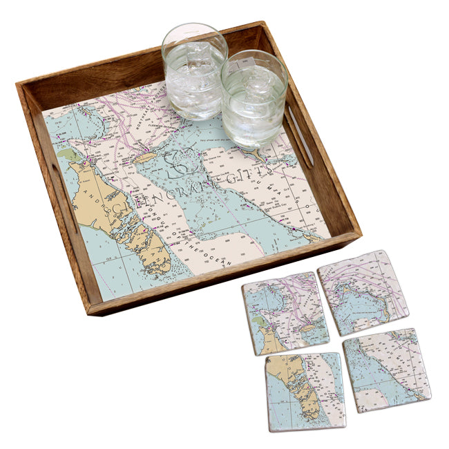 Central Bahamas - Wood Serving Tray