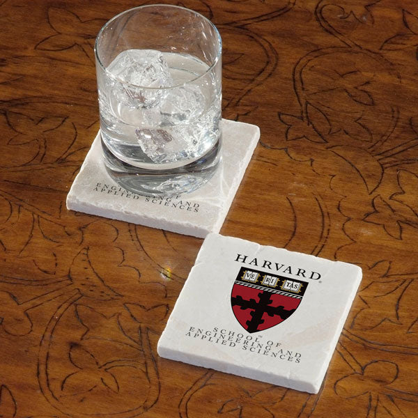Harvard University School of Engineering and Applied Science Marble Coaster - Single