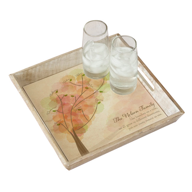 Personalized Family Tree Serving Tray