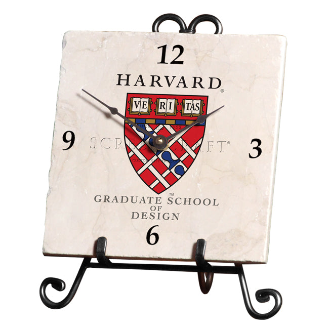 Harvard University Graduate School of Design Marble Desk Clock