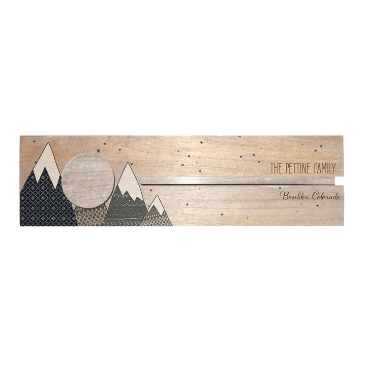 Personalized Crafty Mountains Beverage Server