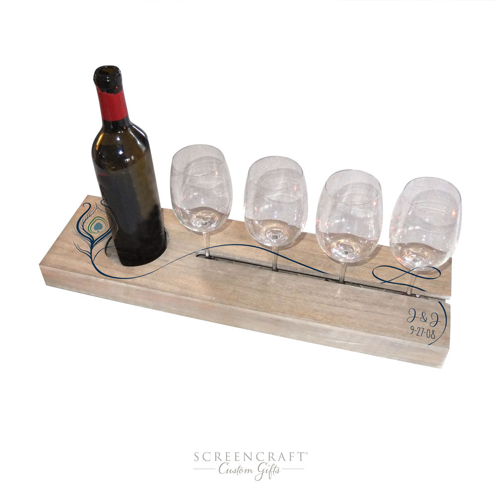 Personalized Feather Beverage Server