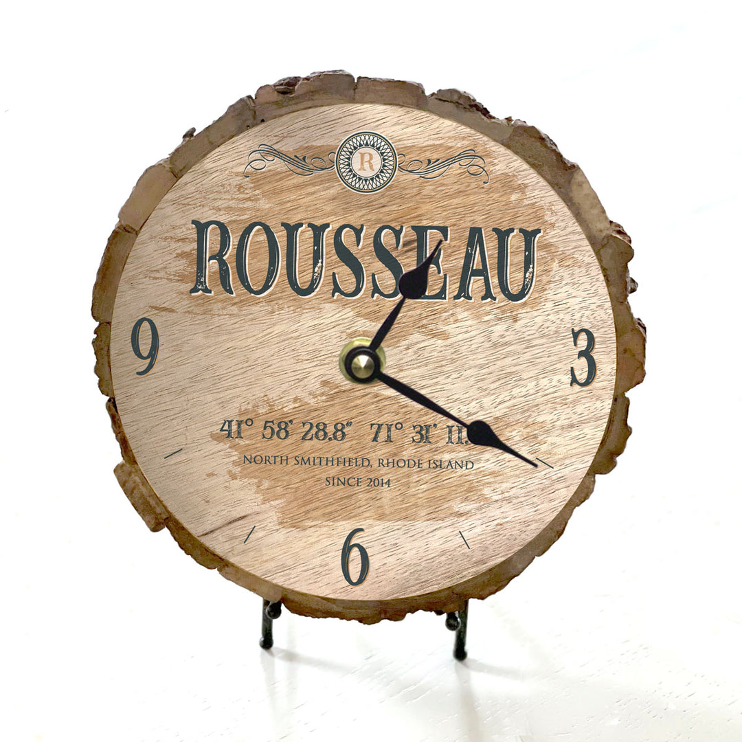NEW! Personalized Wood Clock