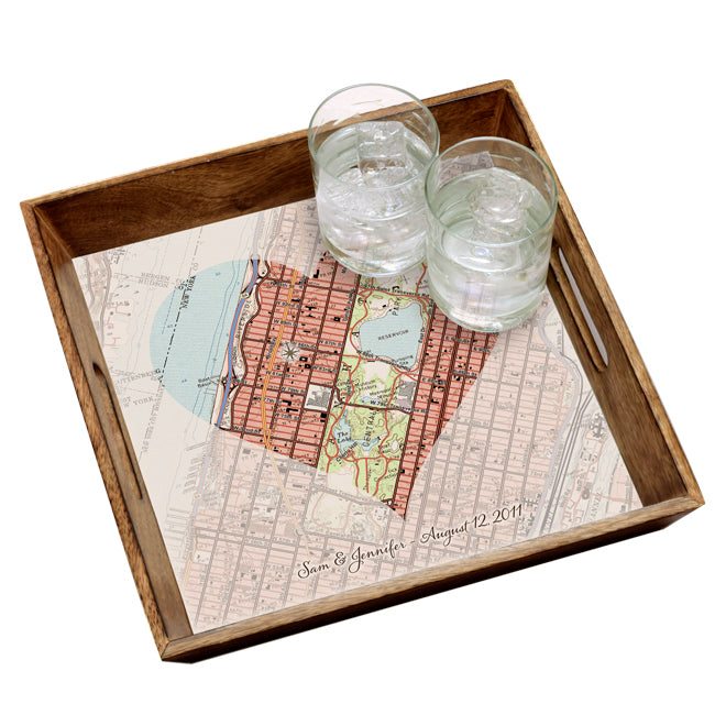 Where It All Began - Wood Serving Tray